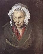 Theodore   Gericault The Madwoman (Manomania of Envy) (mk09) oil on canvas
